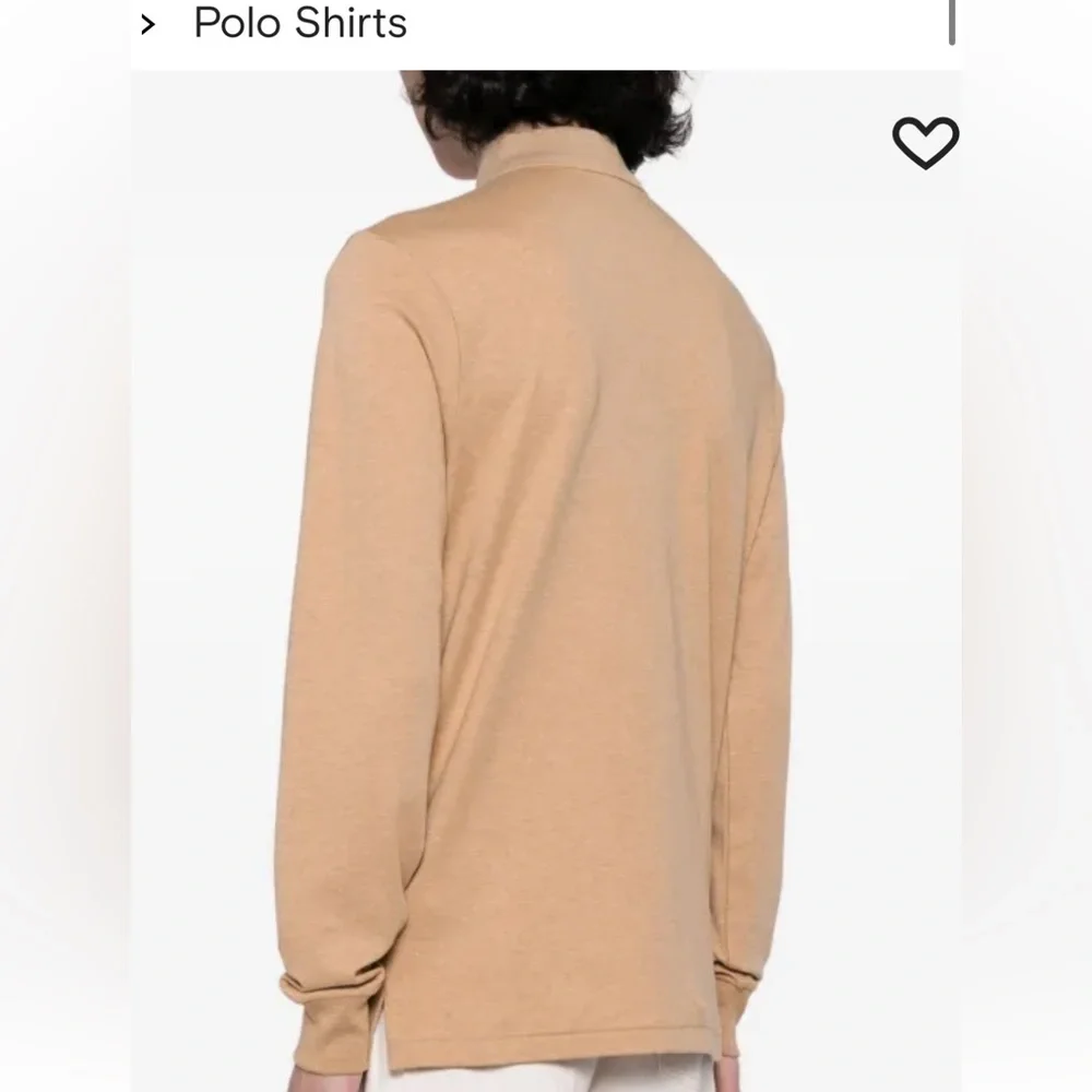 POLO RALPH LAUREN LONG SLEEVE COTTON POLO PONY 100% COTTON SHIRT EXC COND S